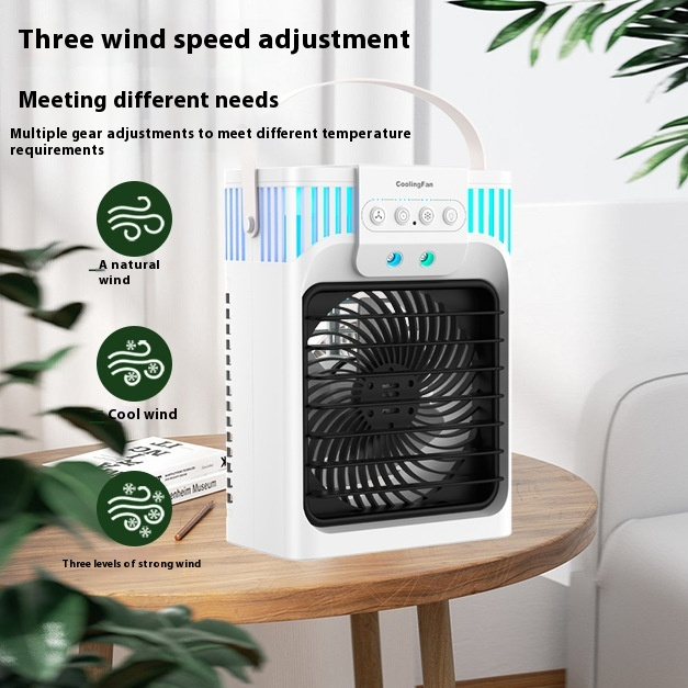 Coolify Pro Air Cooler delivers powerful cooling with quiet airflow and built-in mist humidification. Designed with adjustable fan speeds, portable USB power, and a sleek modern design for comfortable cooling at home, work, or travel.