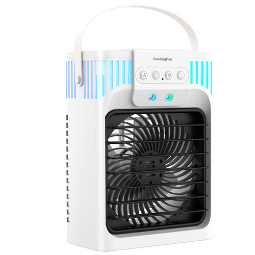 Coolify Pro Air Cooler delivers powerful cooling with quiet airflow and built-in mist humidification. Designed with adjustable fan speeds, portable USB power, and a sleek modern design for comfortable cooling at home, work, or travel.