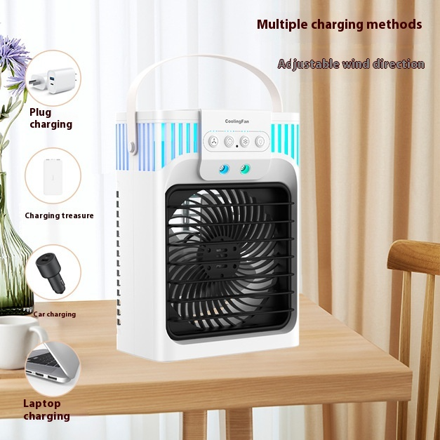 Coolify Pro Air Cooler delivers powerful cooling with quiet airflow and built-in mist humidification. Designed with adjustable fan speeds, portable USB power, and a sleek modern design for comfortable cooling at home, work, or travel.